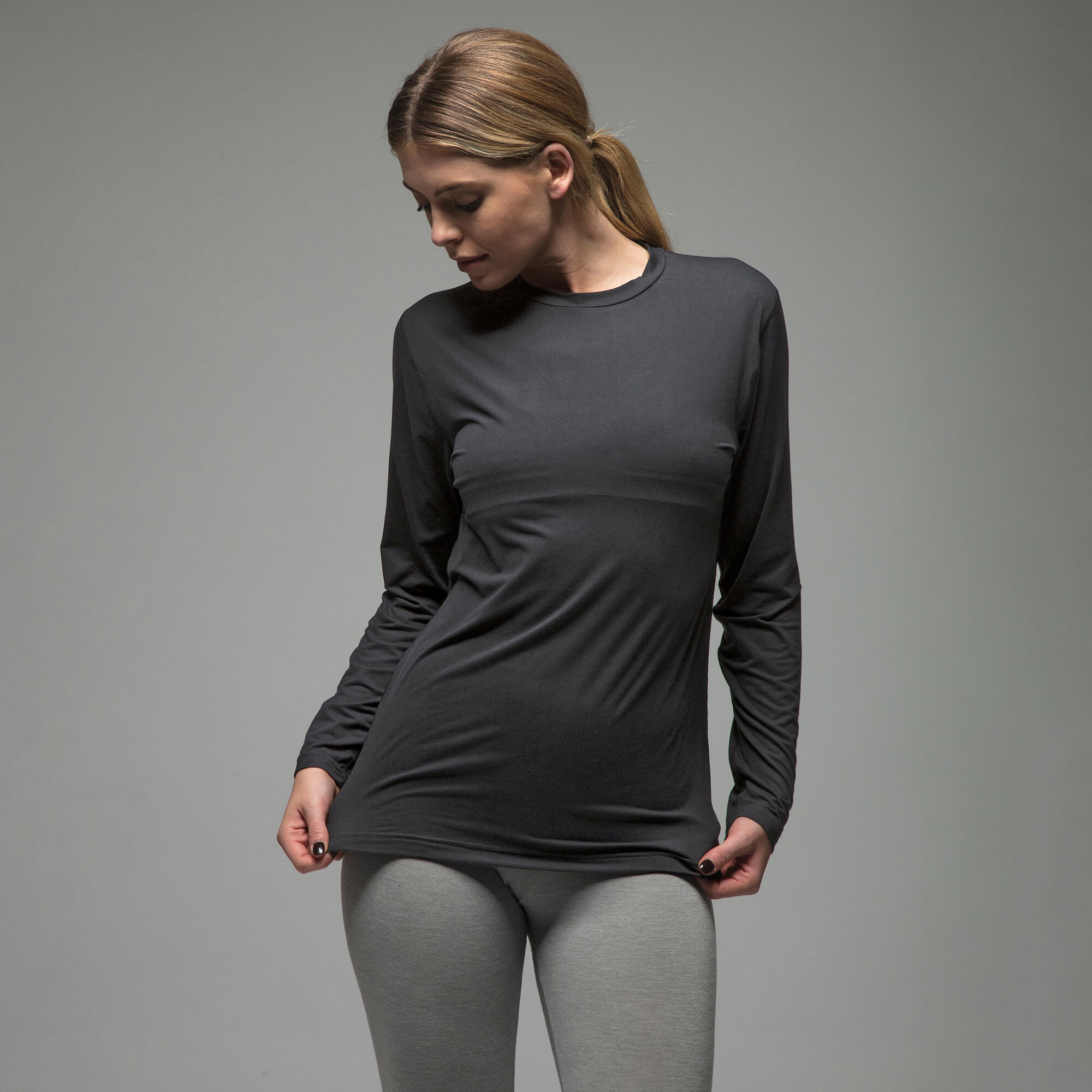 Haut doublé en polaire thermique à manches longues pour femme 4/6