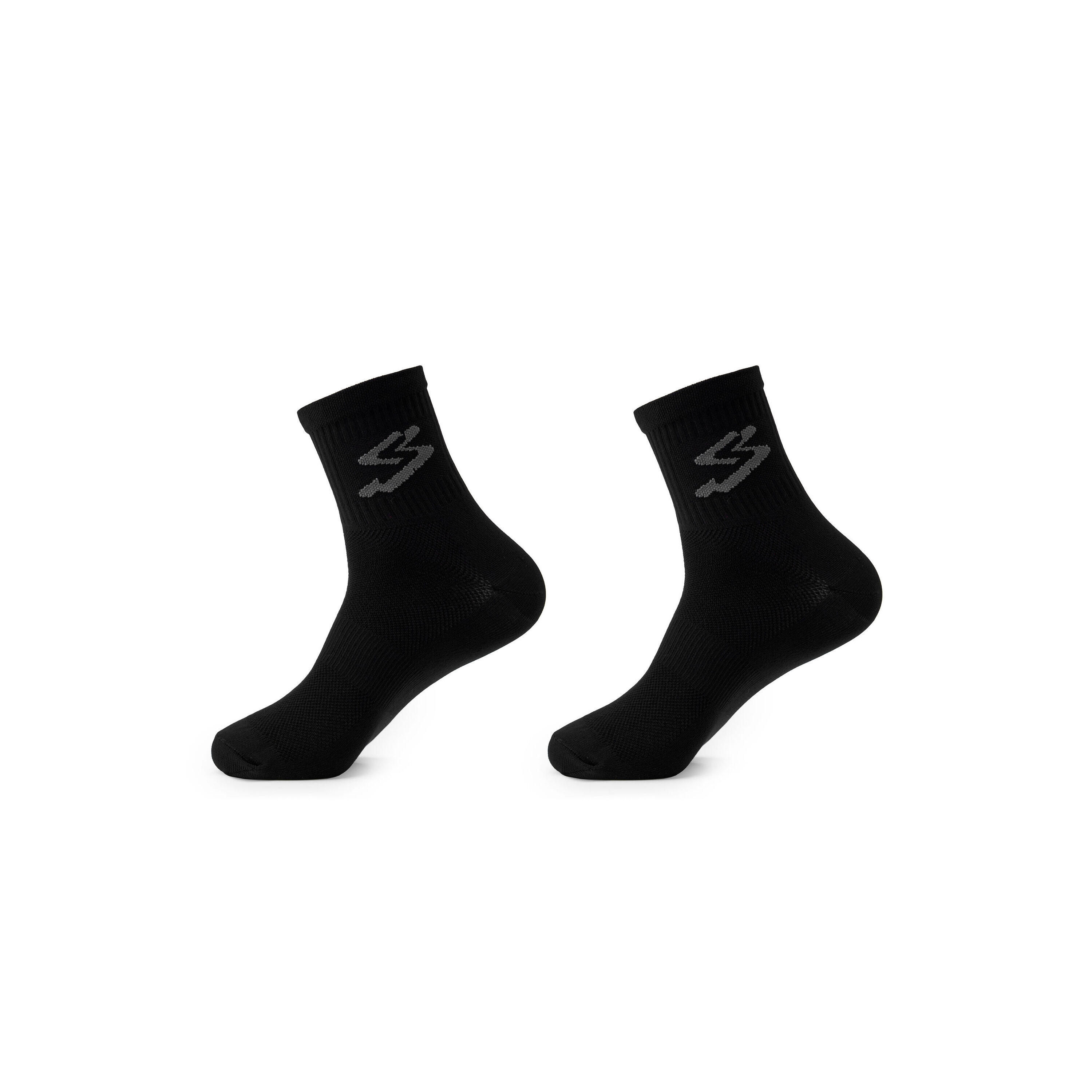 SPIUK Pack 2 unidades calcetines de ciclismo medios Top Ten unisex Spiuk negro