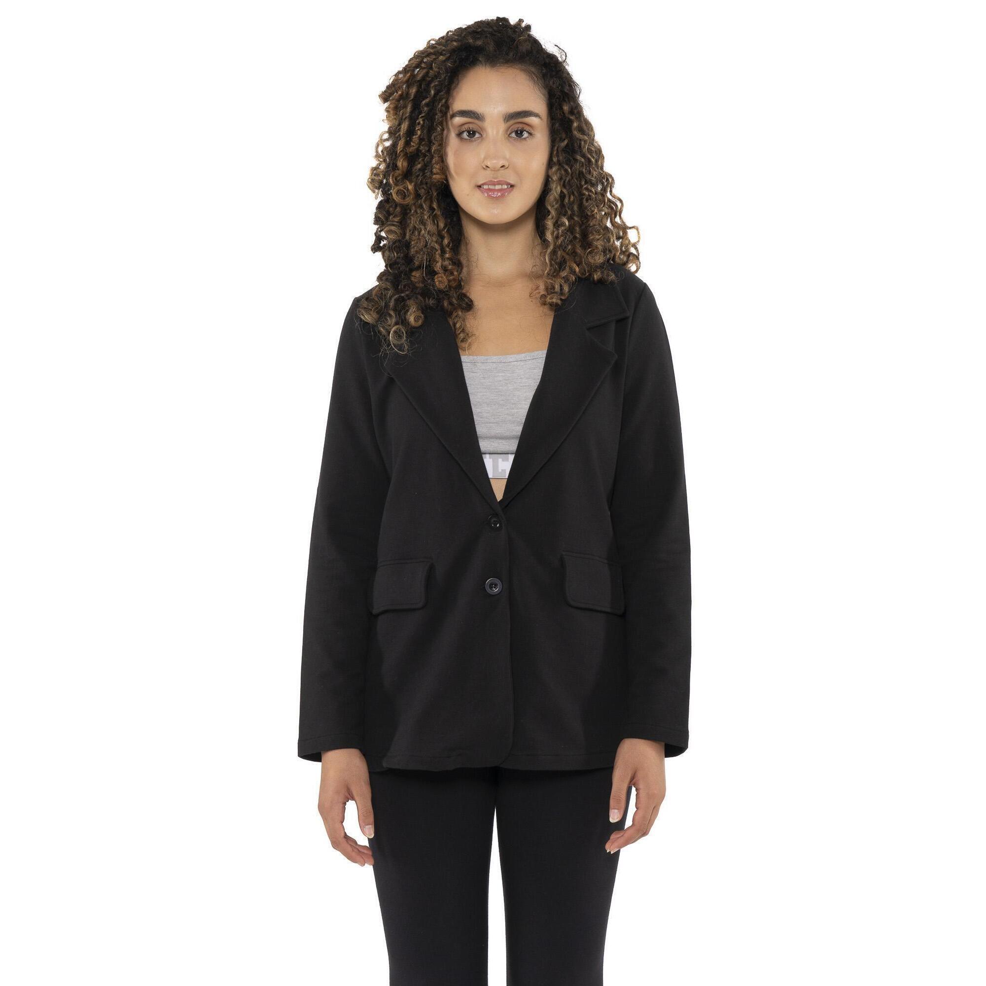 Leone 1947 Apparel - Sweat Blazer Hiver Femme "pearl" - Blouson - Noir - Decathlon