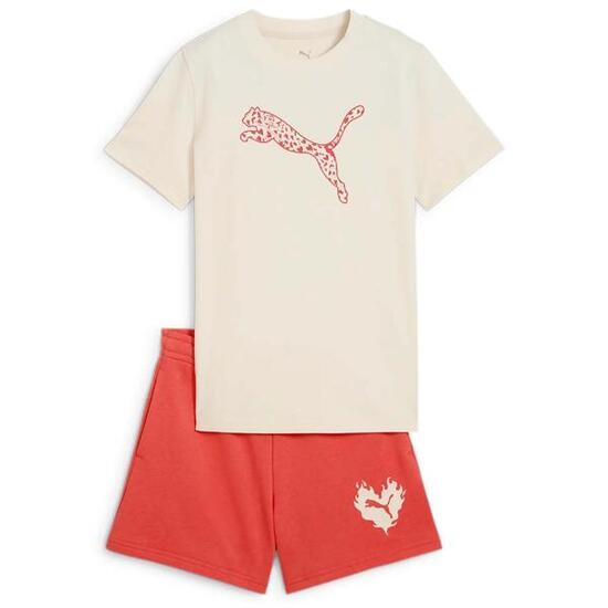 Ensemble T-Shirt Et Short Puma Flaming Love G Enfant