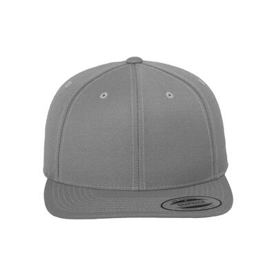 Klassieke snapbackcap voor volwassenen (zilver)