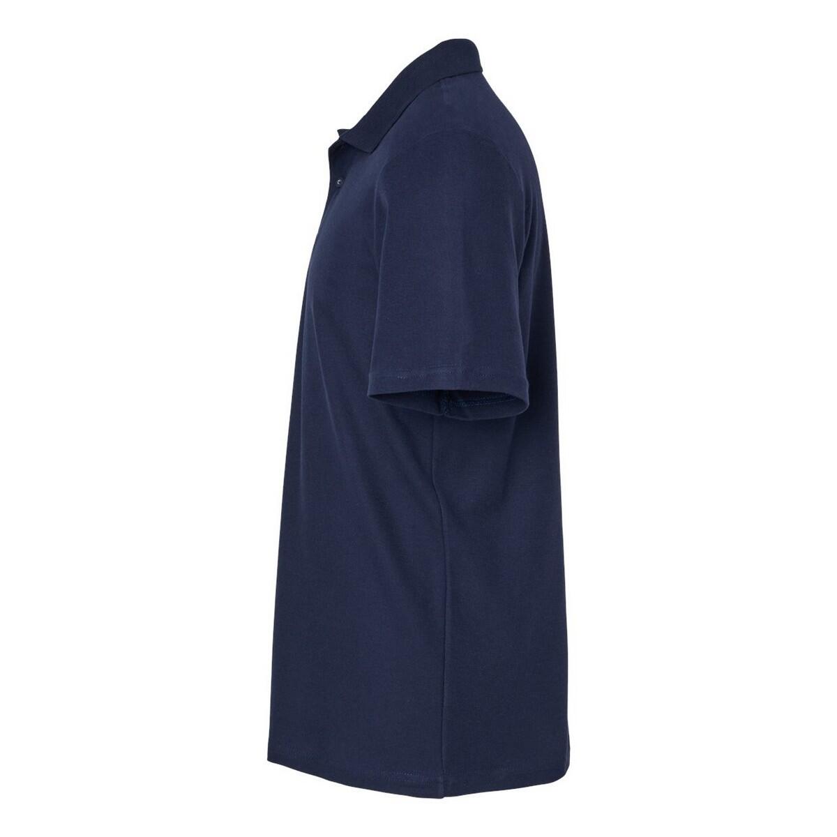 Maglietta Polo Adulto Unisex Gildan Softstyle Blu Navy 3/3