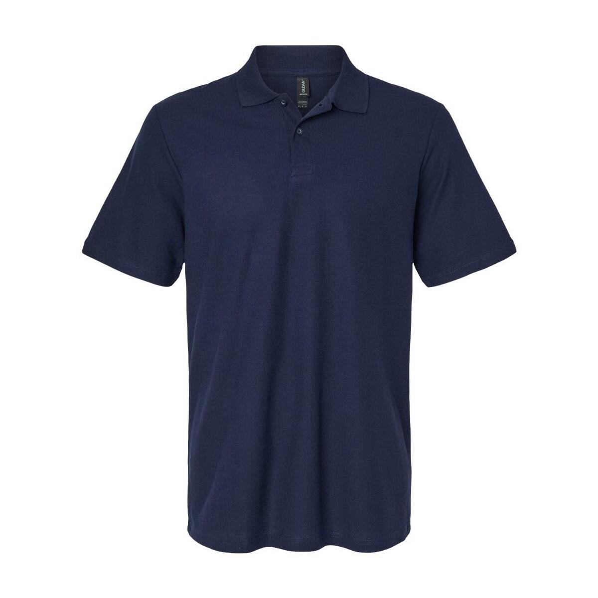 GILDAN Camisa pólo Softstyle Pique unissexo para adultos Azul Marinho