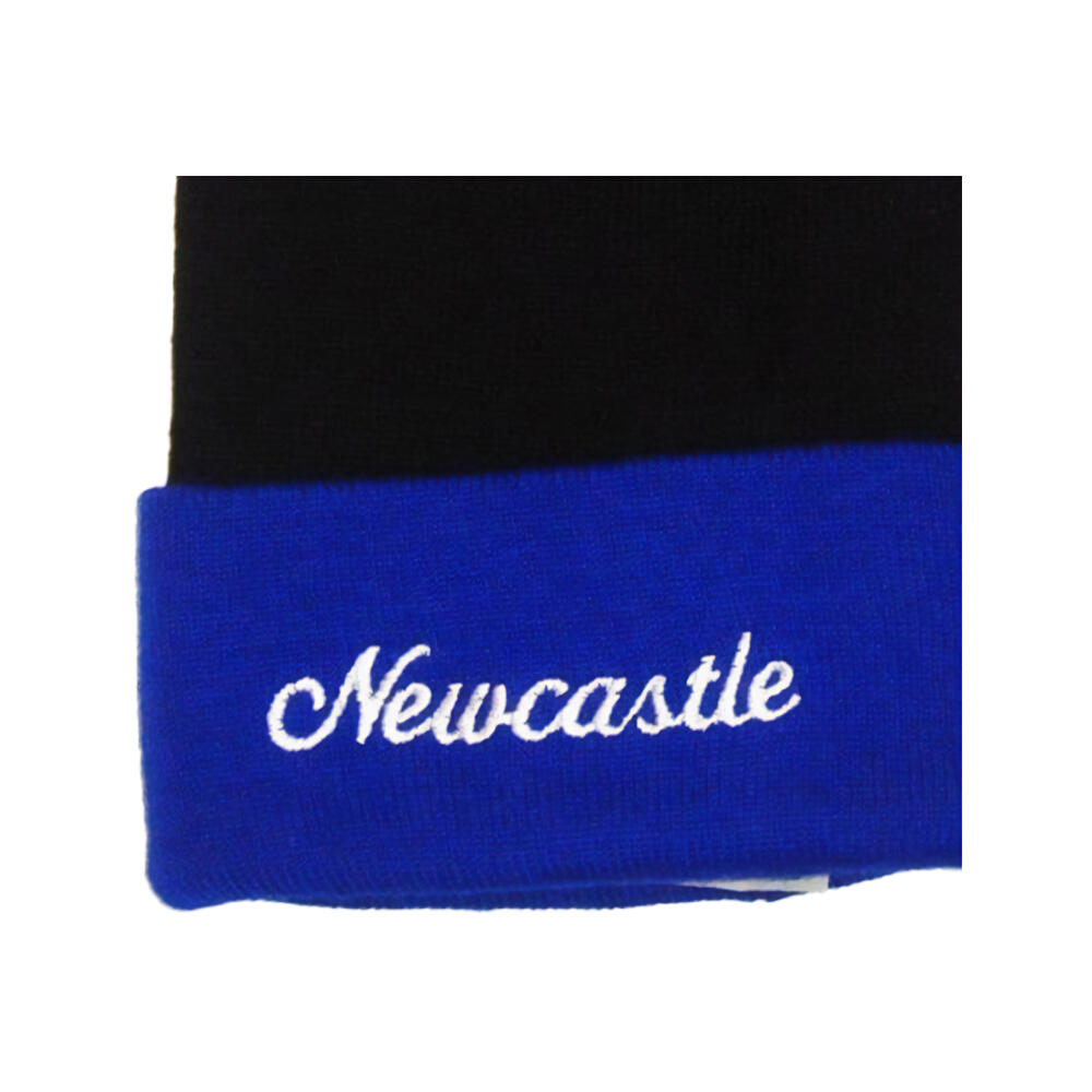 Newcastle Beanie (Black/Royal Blue) 3/3