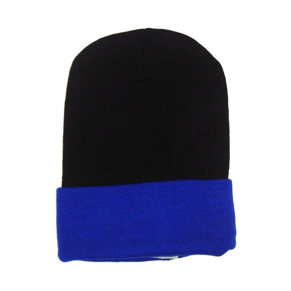 Newcastle Beanie (Black/Royal Blue) 2/3