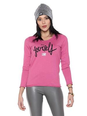 Damen-Langarm-T-Shirt mit „Pearl“-Aufdruck