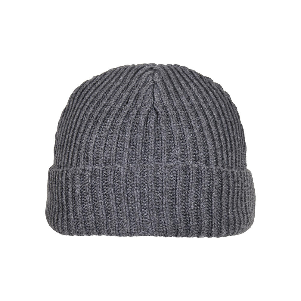 Gorro de fios reciclados fisherman asfalto