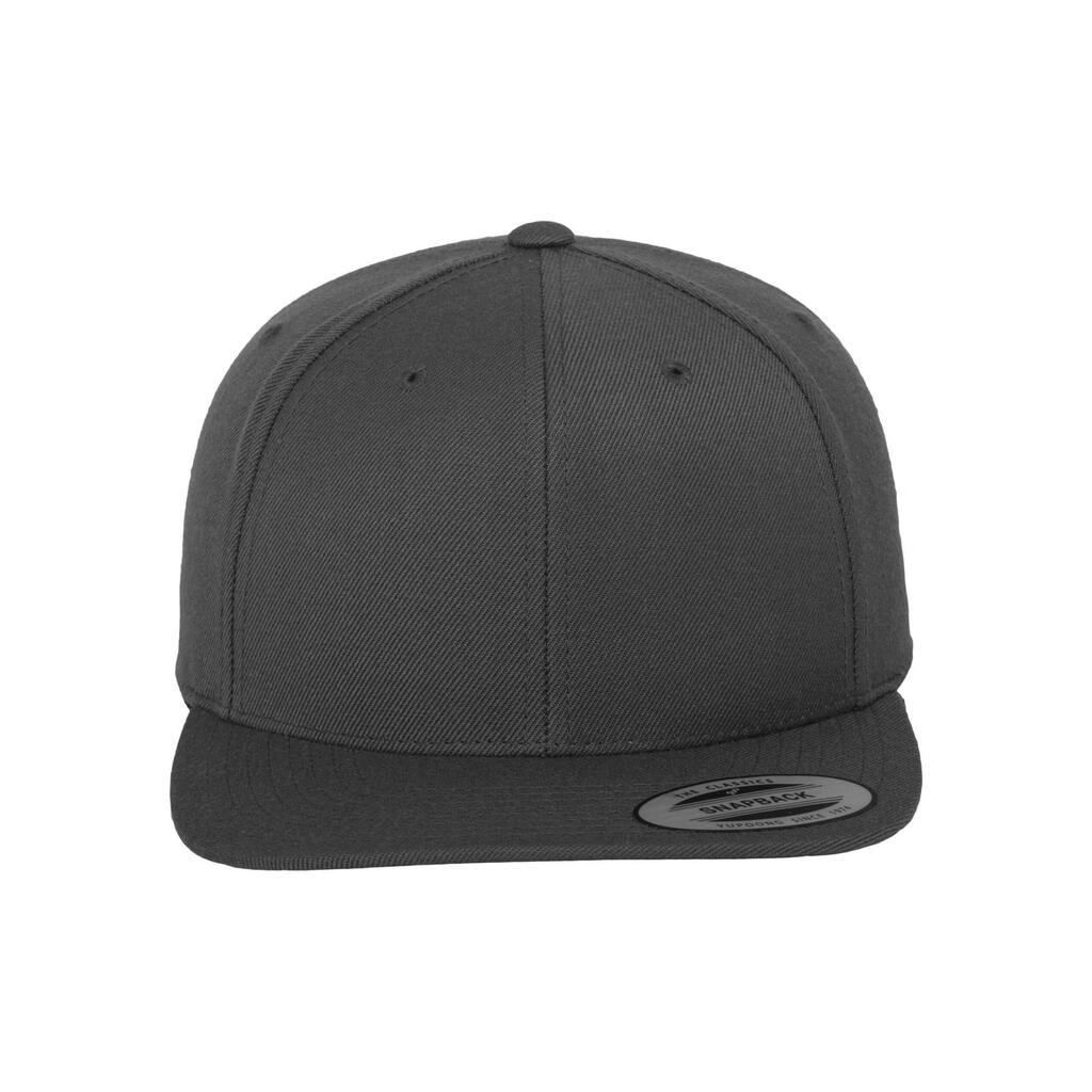 Unisex Adult Classic Snapback Cap (Dark Grey)