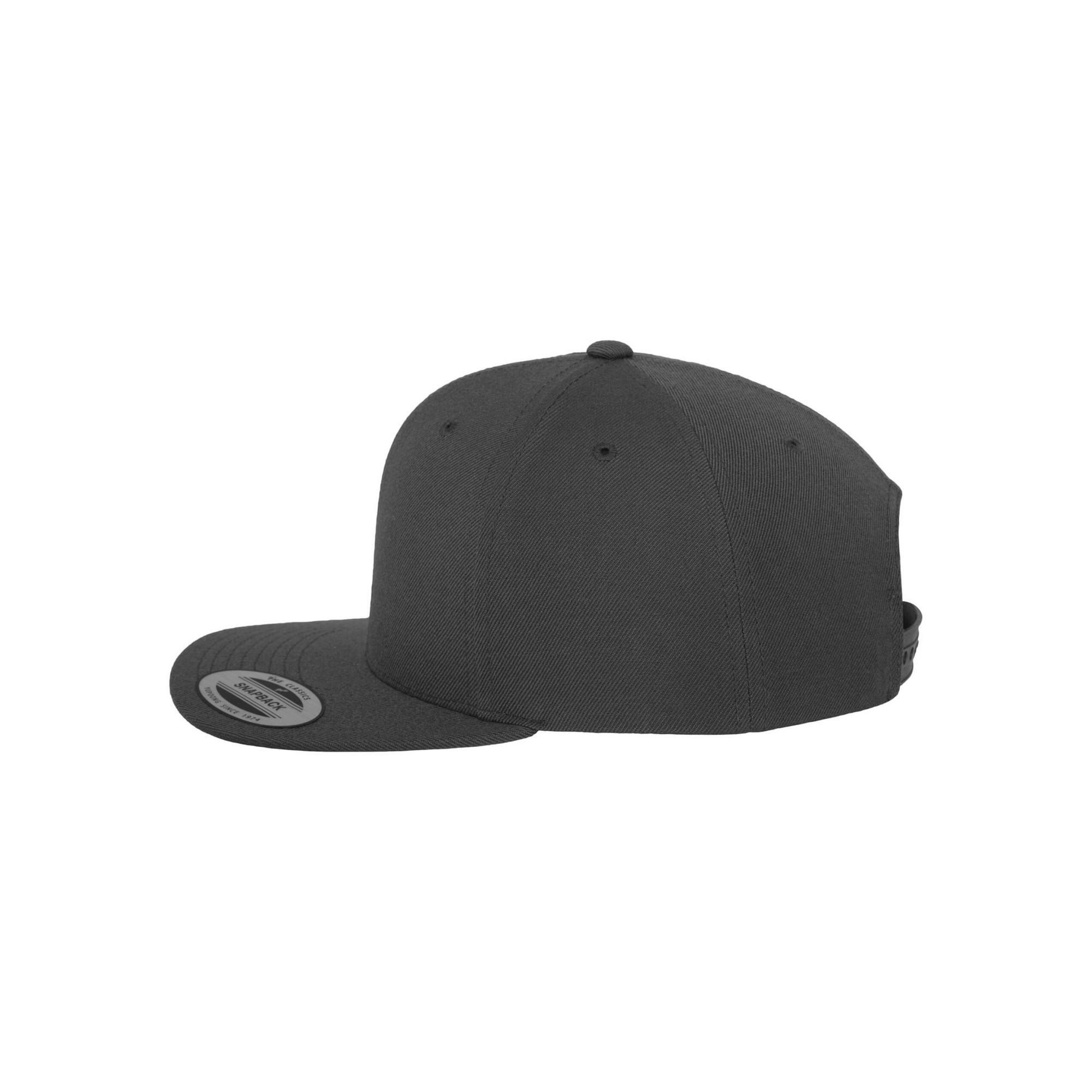 "Classic" Snapback Mütze für HerrenDamen Unisex Damen und Herren Dunkelgrau 3/4