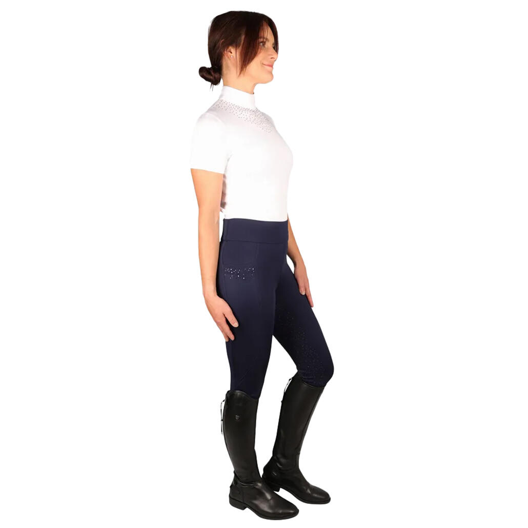Womens/Ladies Roka Regal Show Shirt (White) 2/3