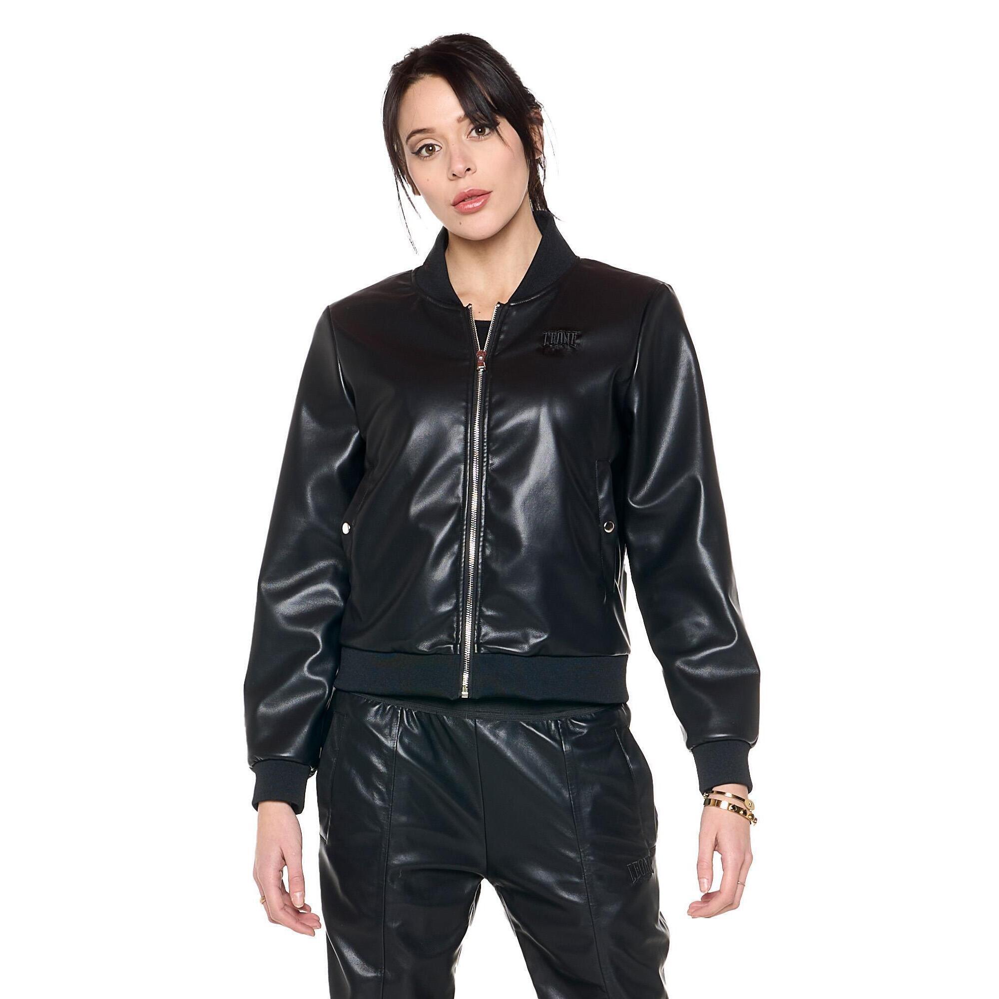 Leone 1947 Apparel - Bomber D'Hiver Femme "black Ring" - Blouson - Noir - Decathlon