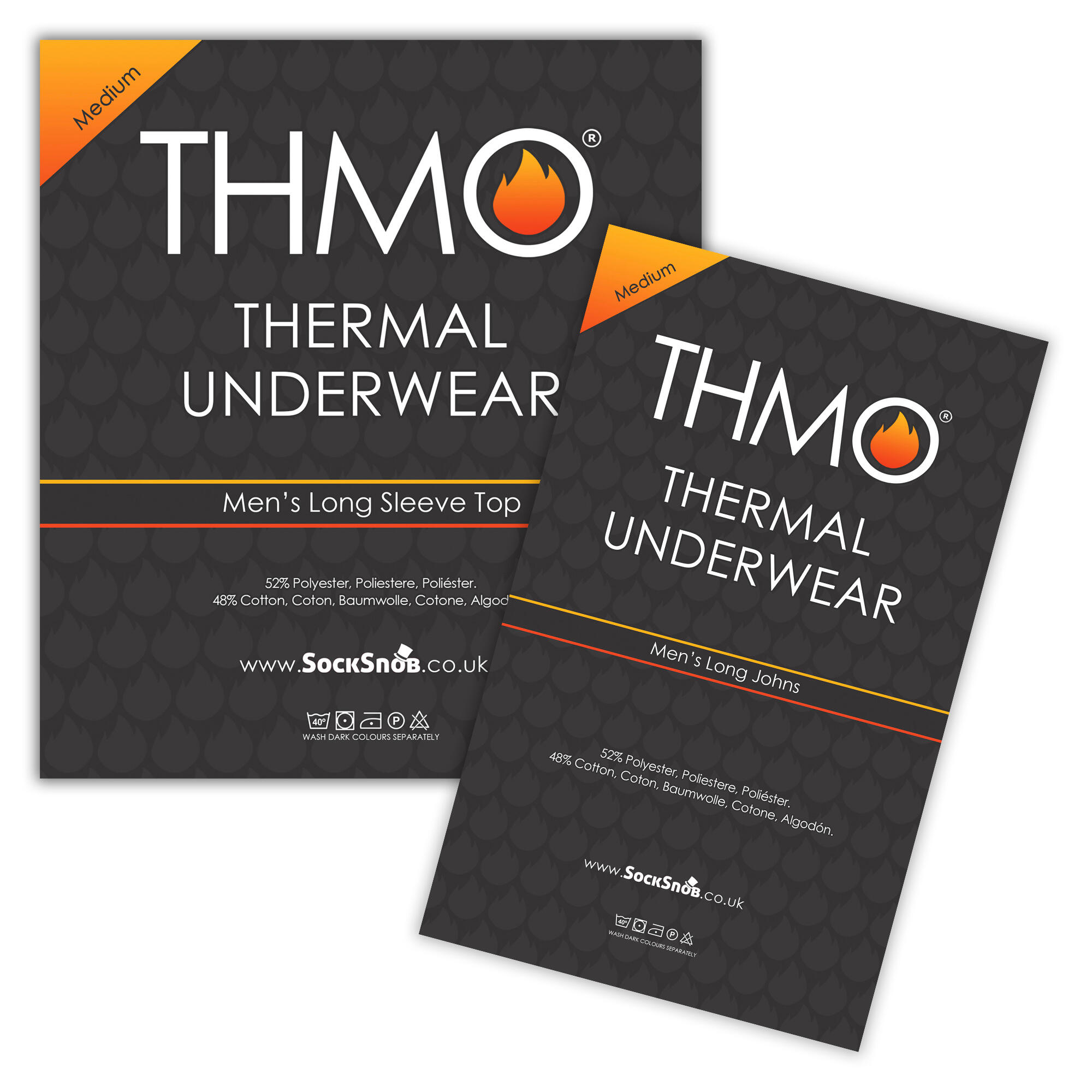 THMO - Herren Thermo Unterwäsche Set Oberteil Und Hose 2/5