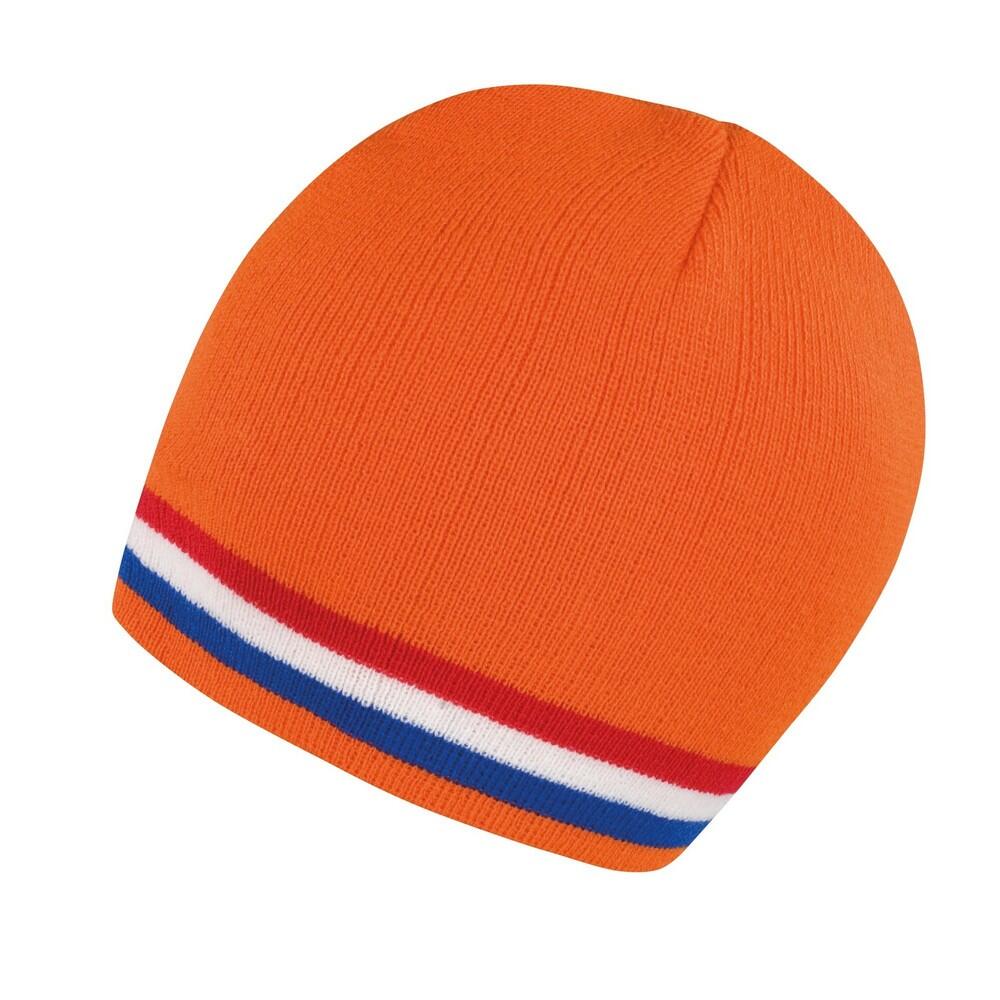 Unisex Nationale muts voor volwassenen (Oranje/Rood/Wit) 3/3