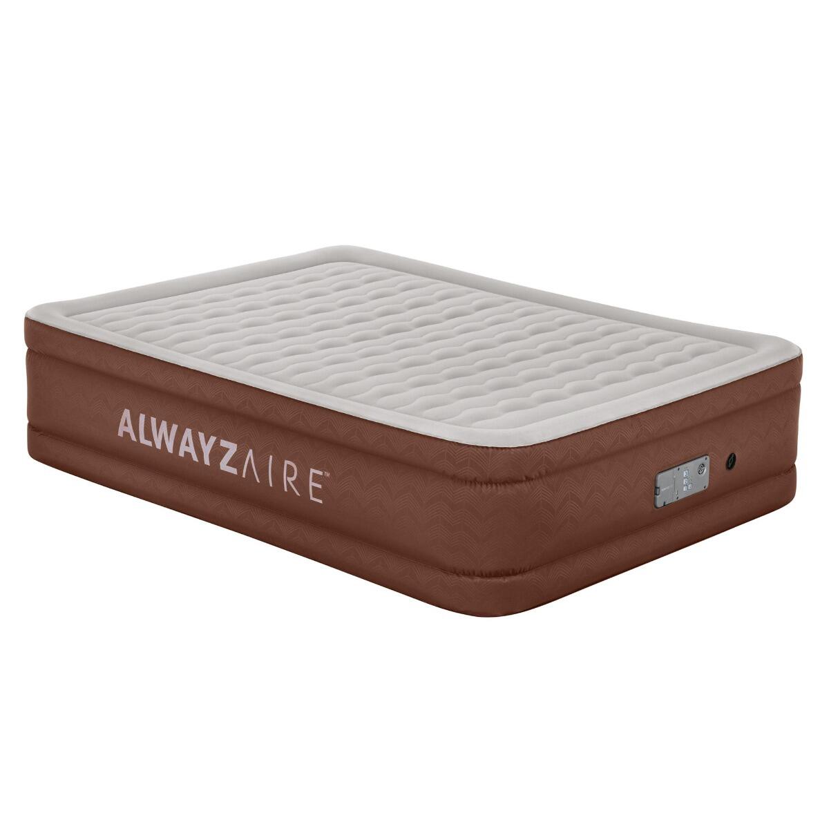 BESTWAY Bestway Queen Air Bed , Durable, Comfy, AlwaysAir Pump, Adjustable Firmness