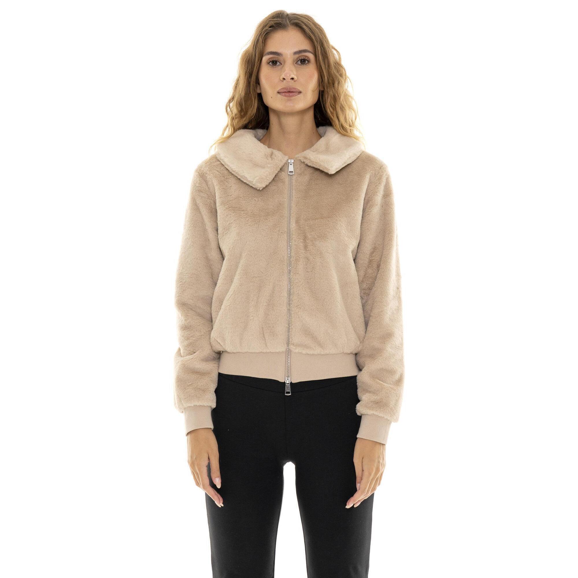 Leone 1947 Apparel - Veste D'Hiver Douce En Sherpa « Jamais Sans » Pour Femmes - Blouson - Beige - Decathlon