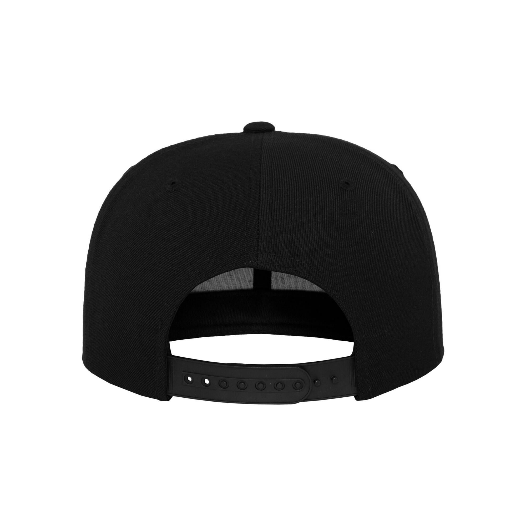 Cappellino Con Visiera Adulto Unisex Flexfit Classic Nero 2/4