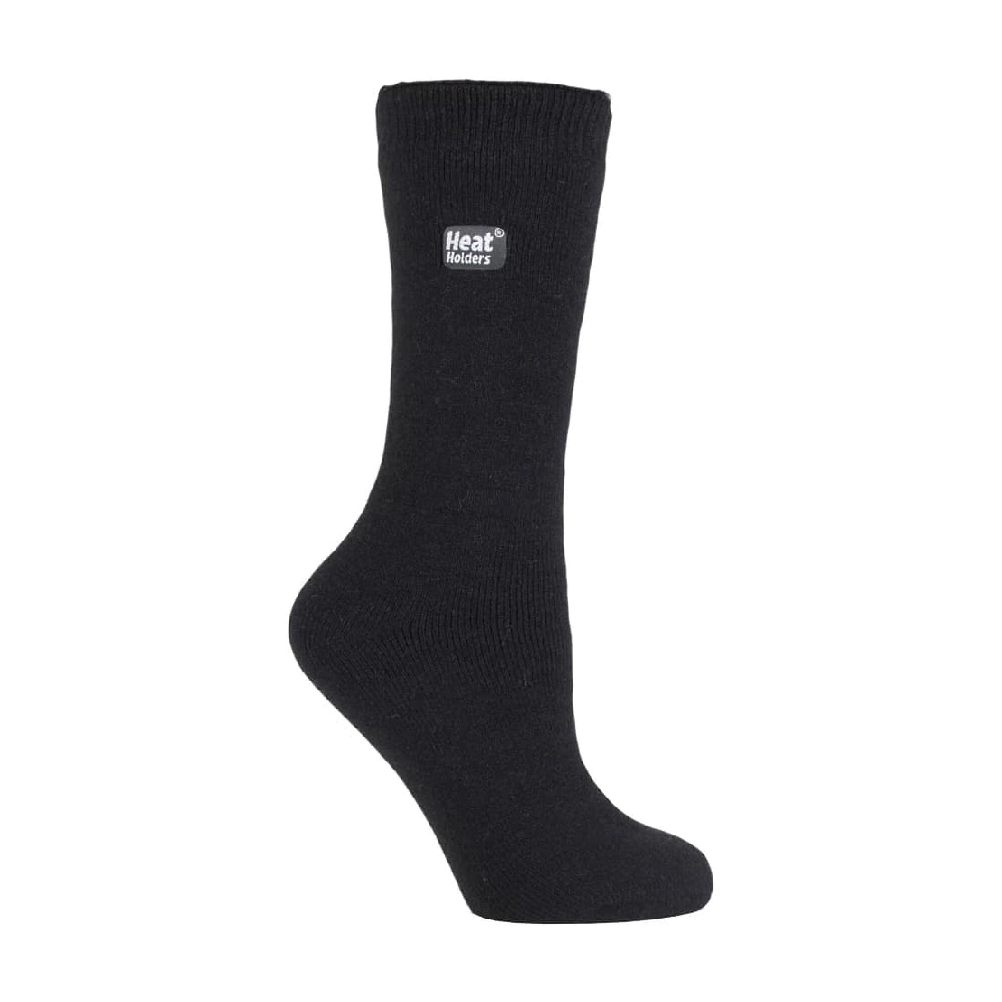 HEAT HOLDERS Ladies Thin Lightweight Plain Casual Winter Warm Thermal Socks