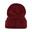 Gorro de malha pesado Bordeaux