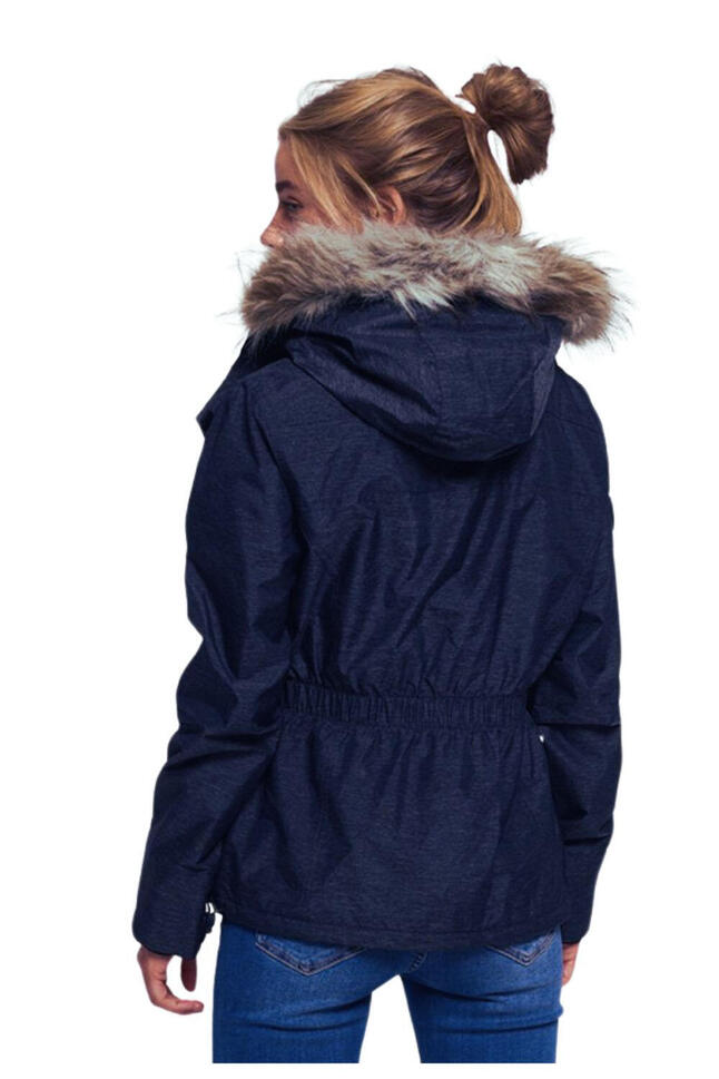 Kurtka zimowa damska Superdary Hooded Fur Winter Windattacker