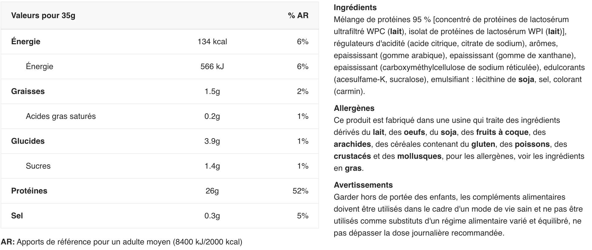 Concentrato di whey - Whey Protein Complex 100% - Cioccolato Bianco Lampone 2/3