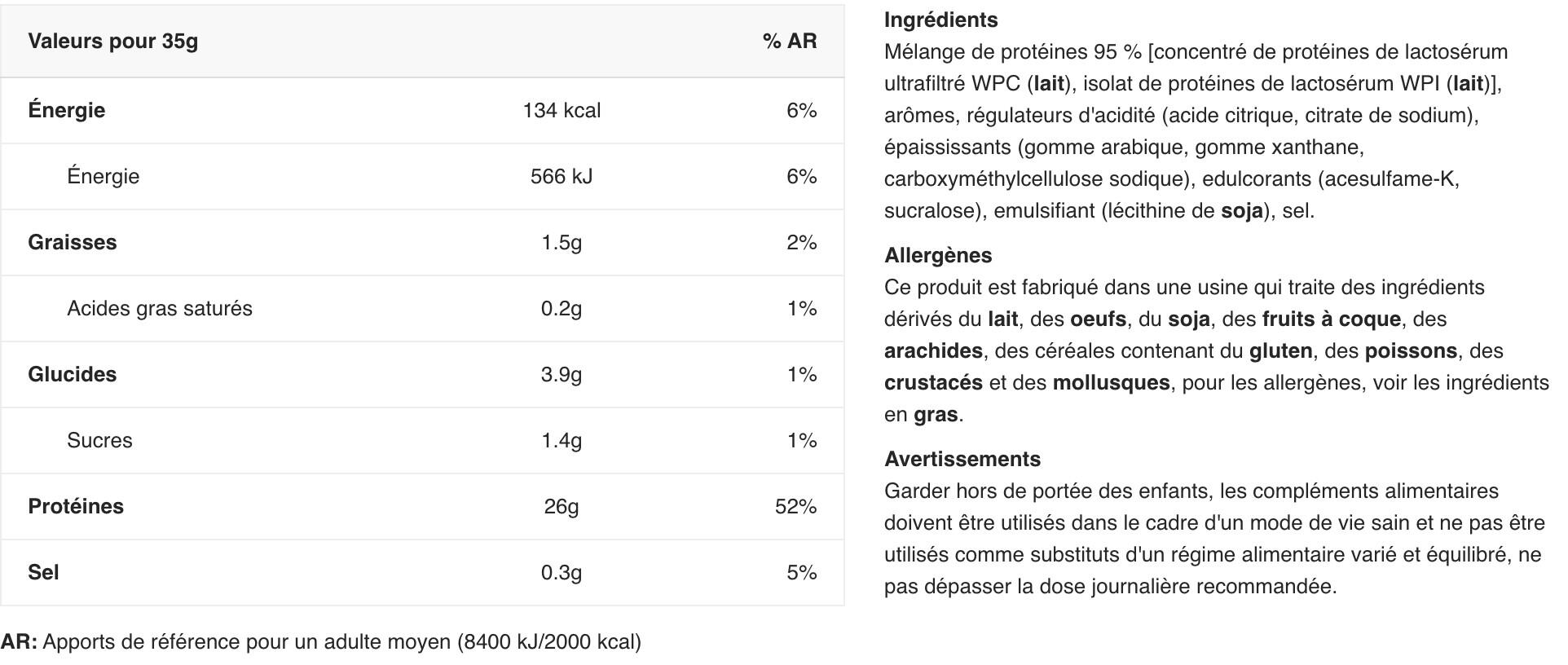 Whey concentrée - Whey Protein Complex 100% - Banane 2/3
