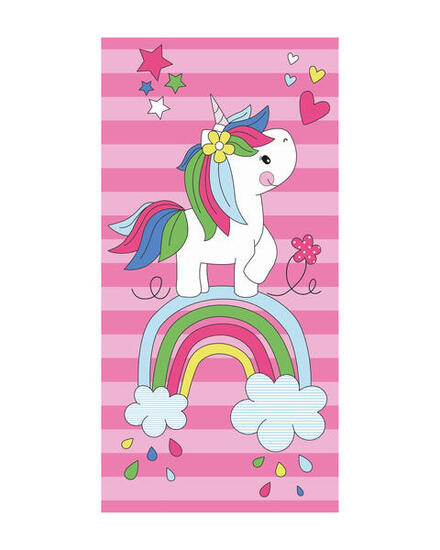 SERVIETTE DE PLAGE EN MICROFIBRE ENFANT LICORNE