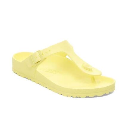 Sandalias Planas Mujer Birkenstock Gizeh Eva Amarillo