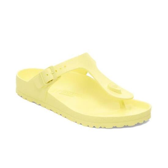 Sandalias Planas Mujer Birkenstock Gizeh Eva Amarillo