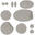 Patchs de réparation de doudoune | imperméables (gris taupe)