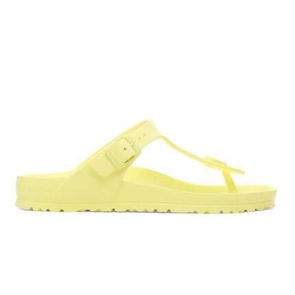 Sandalias Planas Mujer Birkenstock Gizeh Eva Amarillo