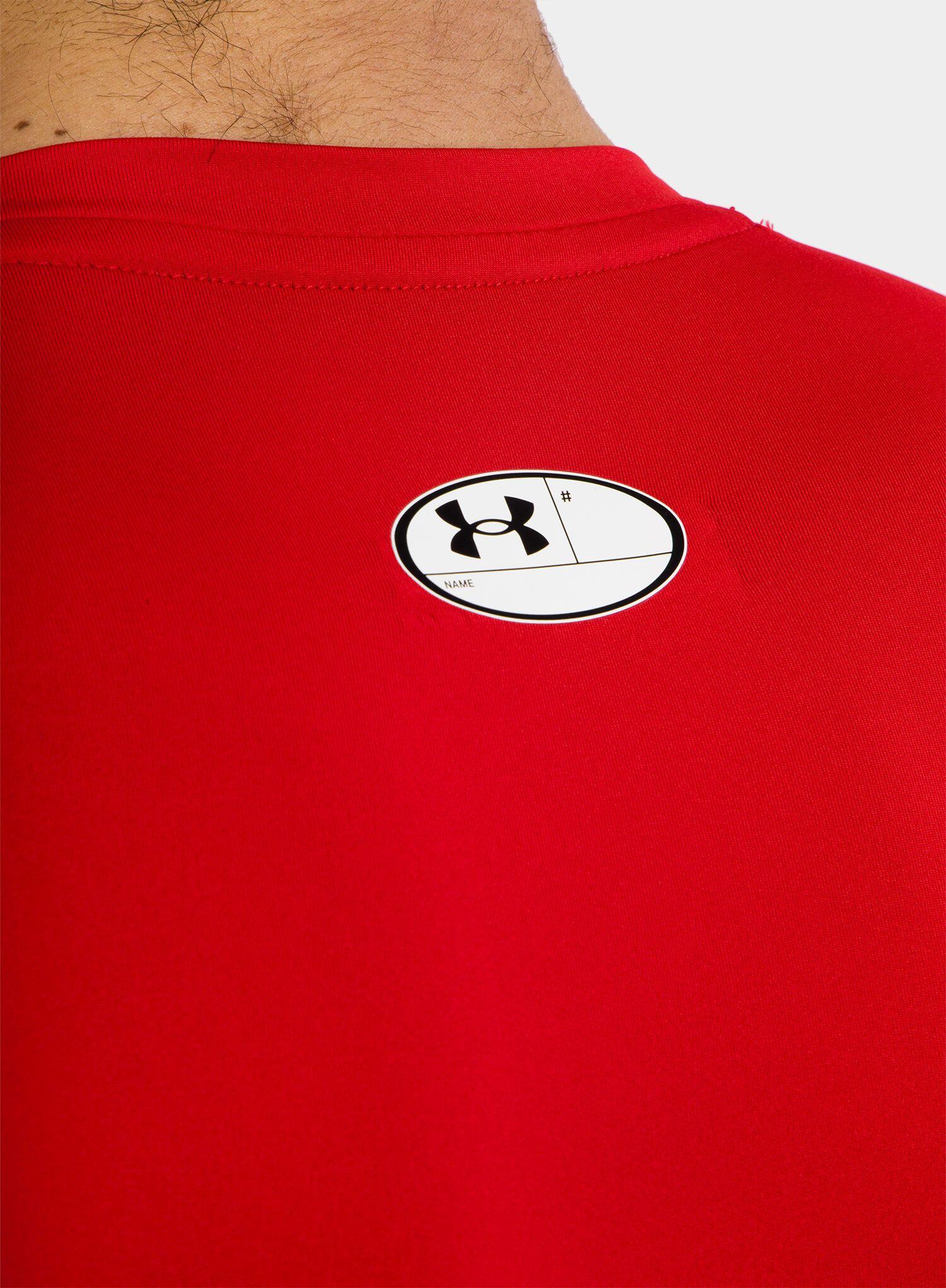 T-shirt Lycra Under Armour Rood Heatgear® Voor Heren 7/7