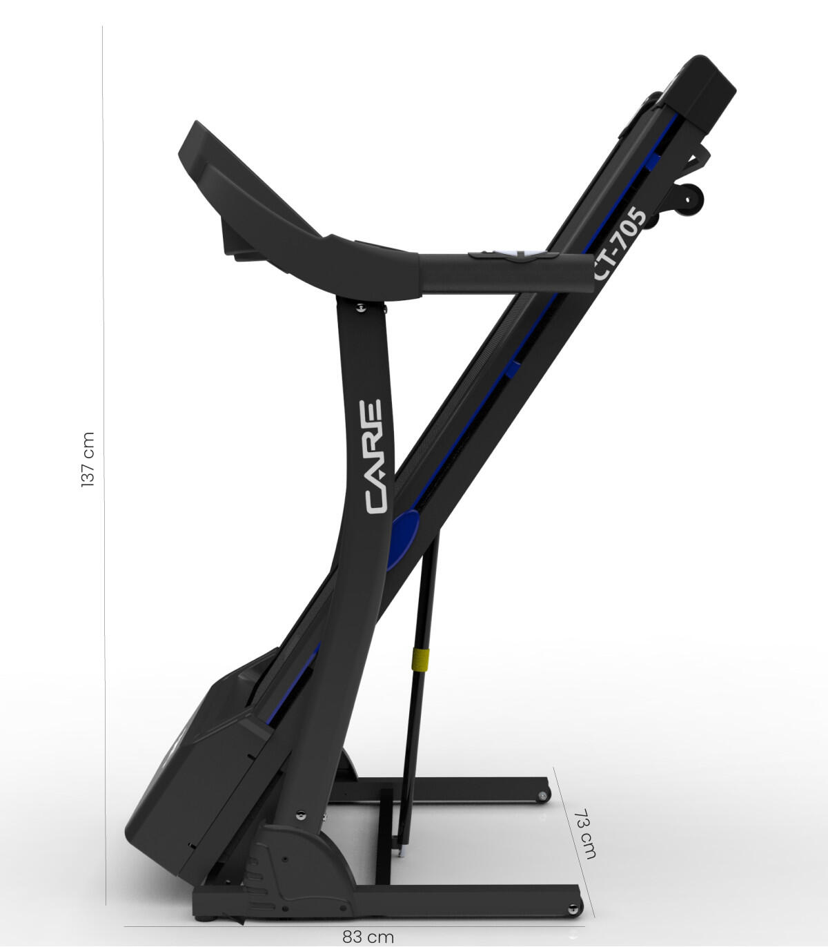 Verbonden loopband - 16km/u - CARE - CT-705-3 - KINOMAP 3/7