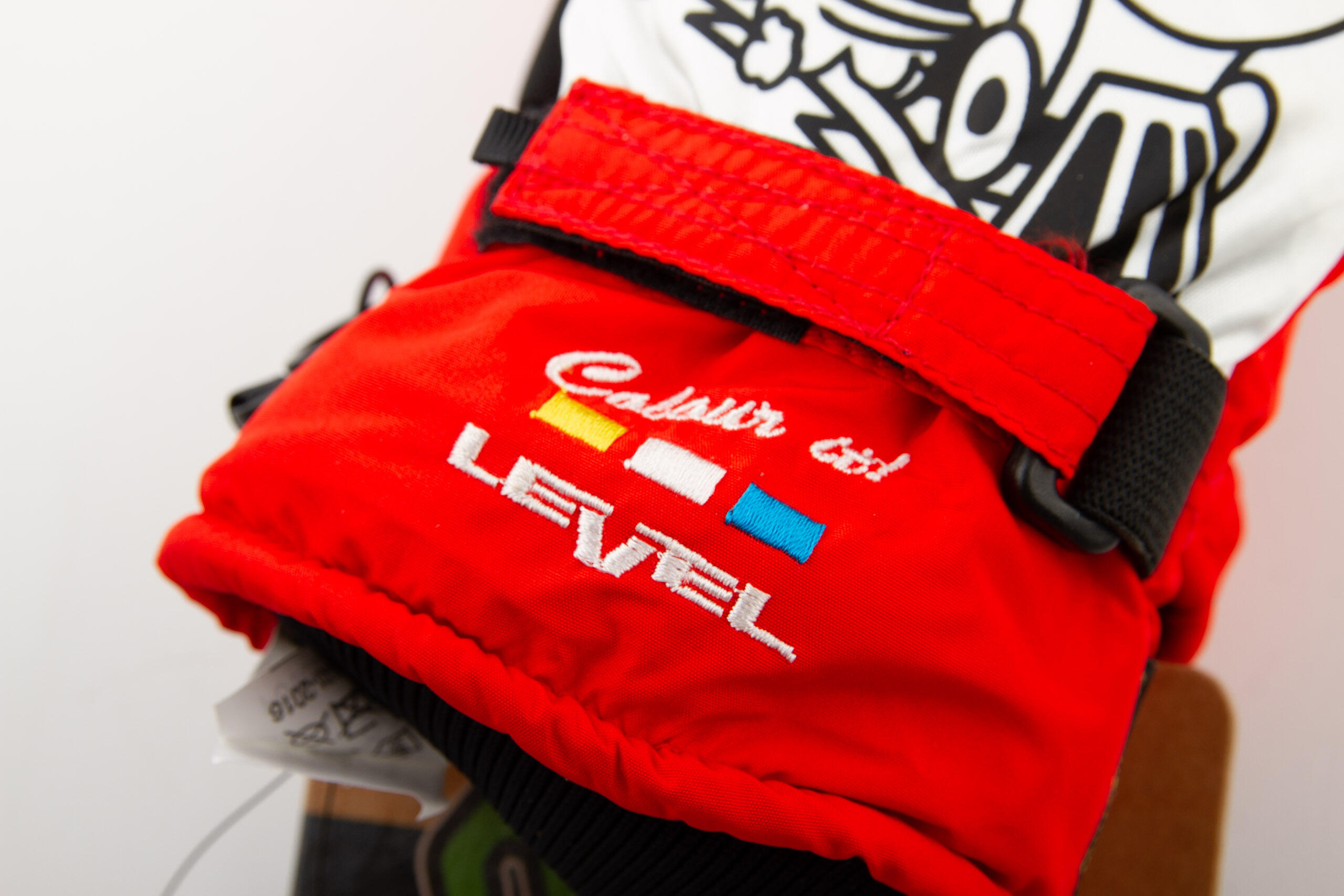 Level Pop-Art skiwinterhandschoenen voor kinderen om in te kleuren 5/7