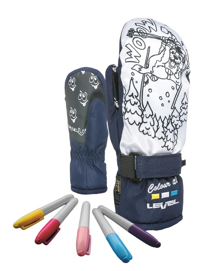 LEVEL Level Pop-Art skihandschoenen voor kinderen
