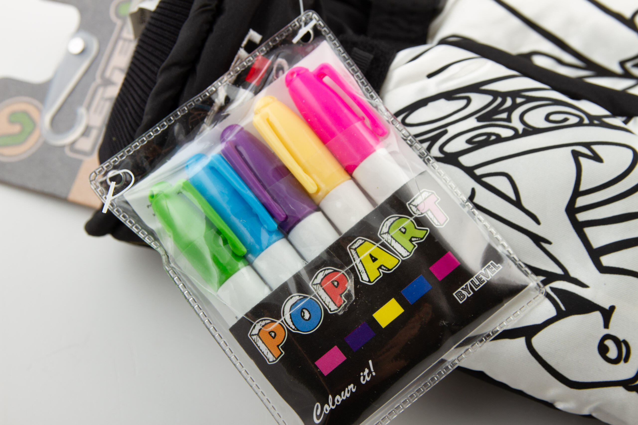 Level Pop-Art Kinder-Skihandschuhe für den Winter 5/7