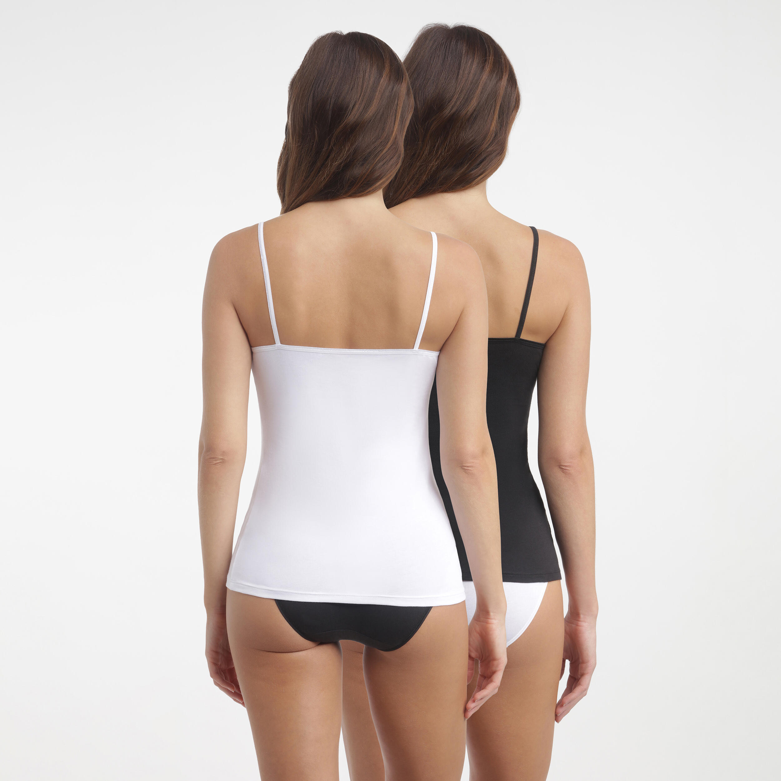 Dim Les Pockets Coton, Lot de 2 Caracos Coton 2/4
