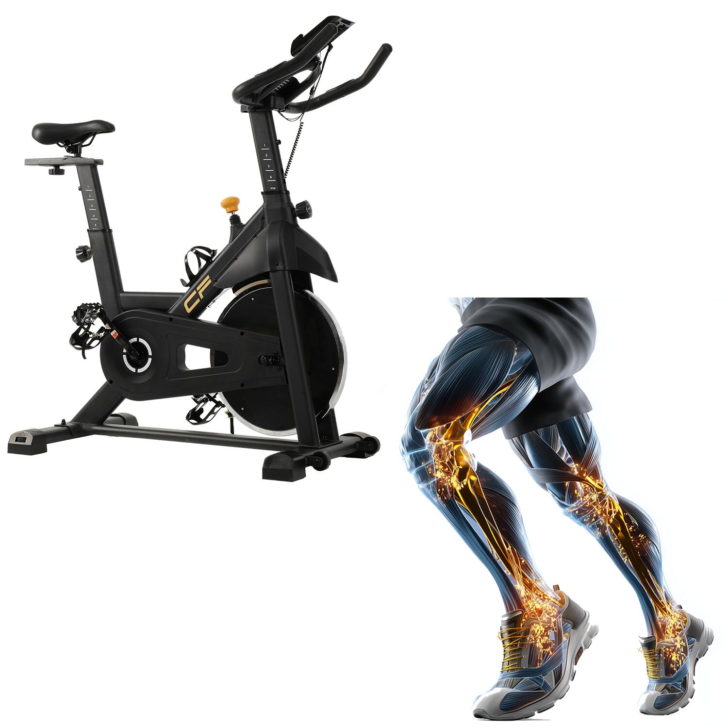 Indoor Cycling Bike. Hometrainer van hoge kwaliteit. 2/7