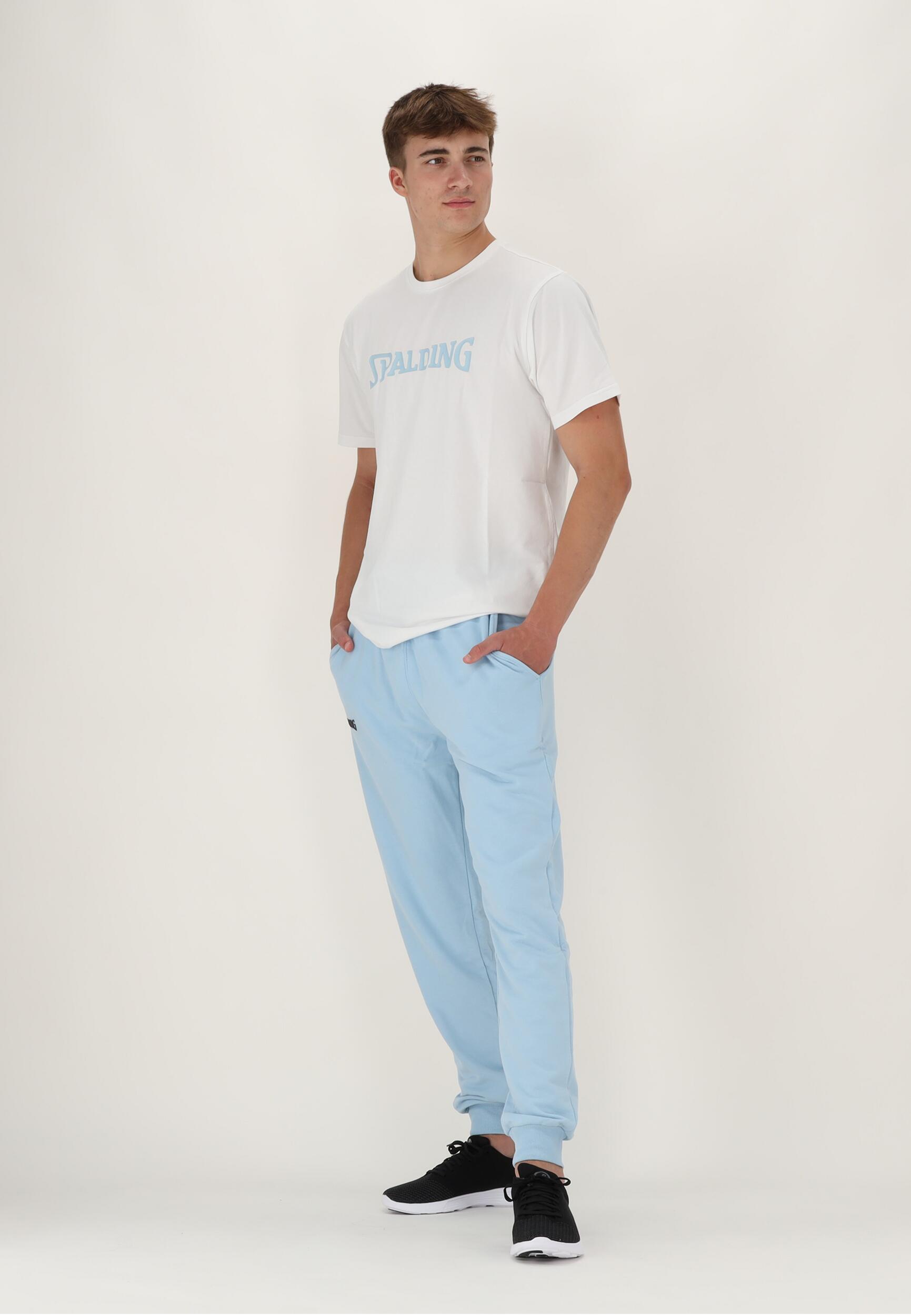 PANTALON DE JOGGING HOMME DE BASKET light blue-navy Spalding 5/5