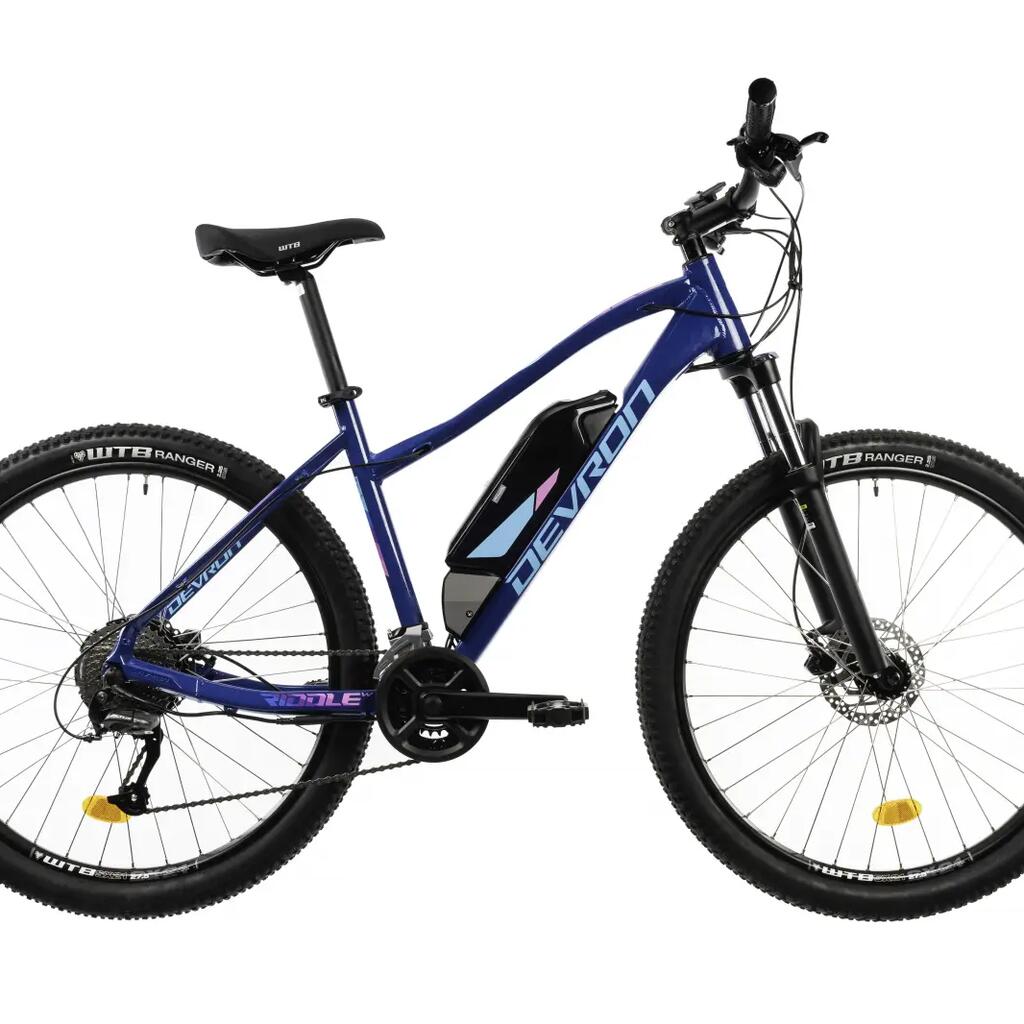 Devron Riddle W1.7 Electric Bike - 27.5 Inches, 450 mm, Blue
