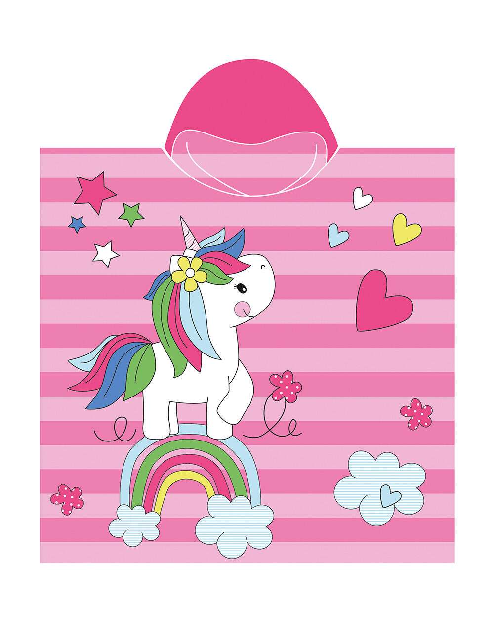 REGENBOOG KINDERPONCHO 1/3