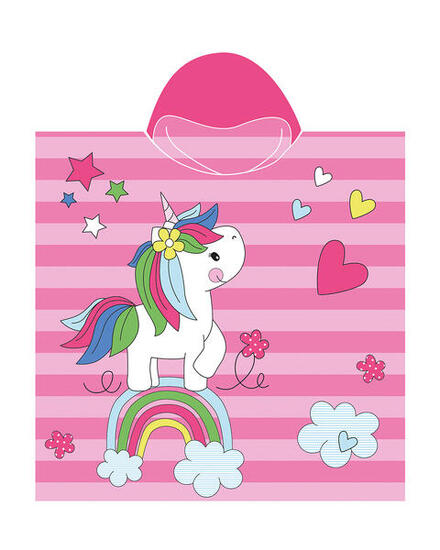 REGENBOGEN-KINDERPONCHO