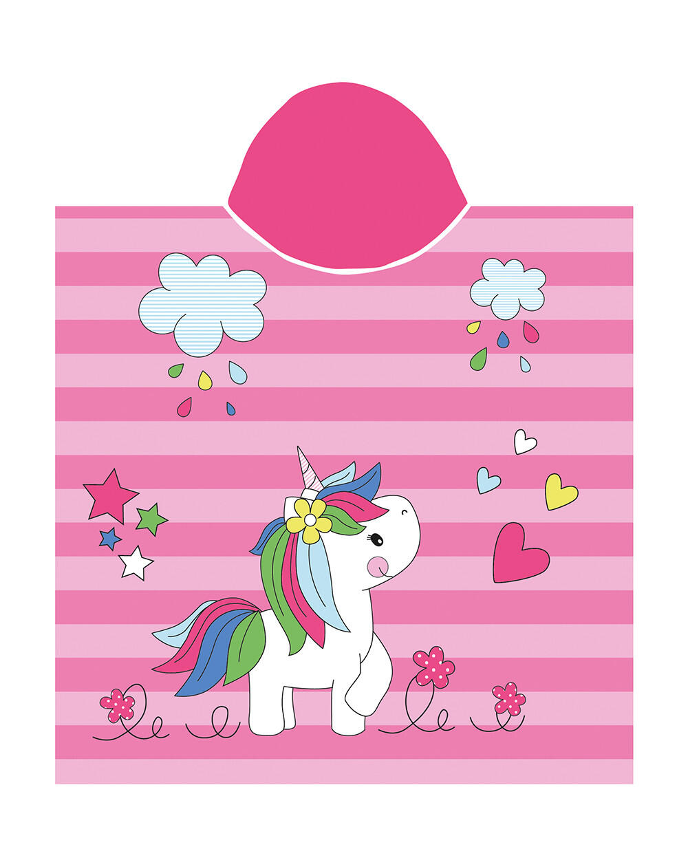 REGENBOOG KINDERPONCHO 2/3