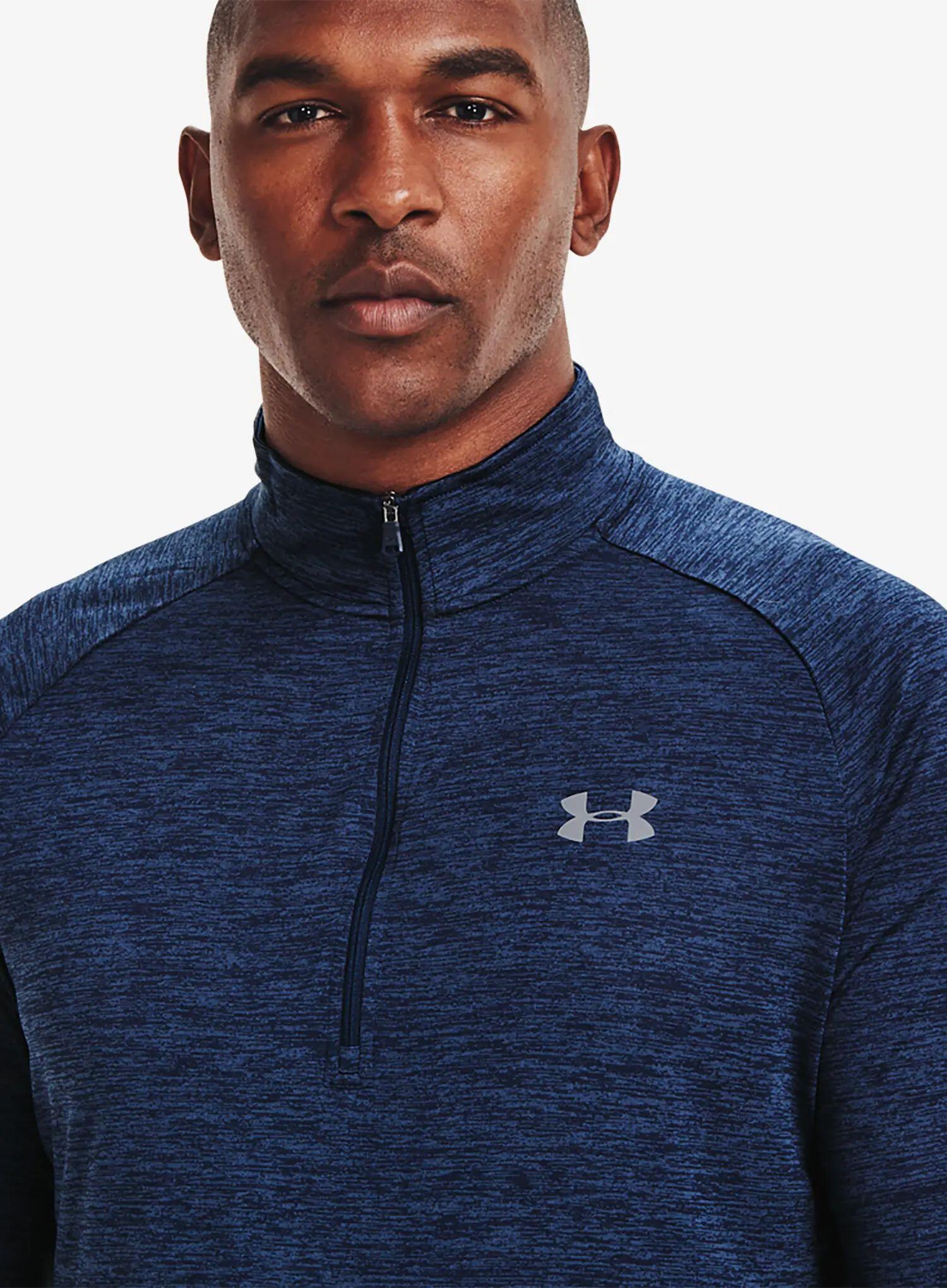 Under Armour Tech 2.0 Modrý Pánský 1/2 Zip Dlouhý Rukáv 4/7