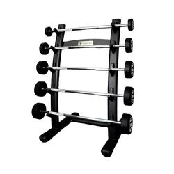 Set Barres Préchargées Droites avec Rack 10 à 30kg Fitness Tech