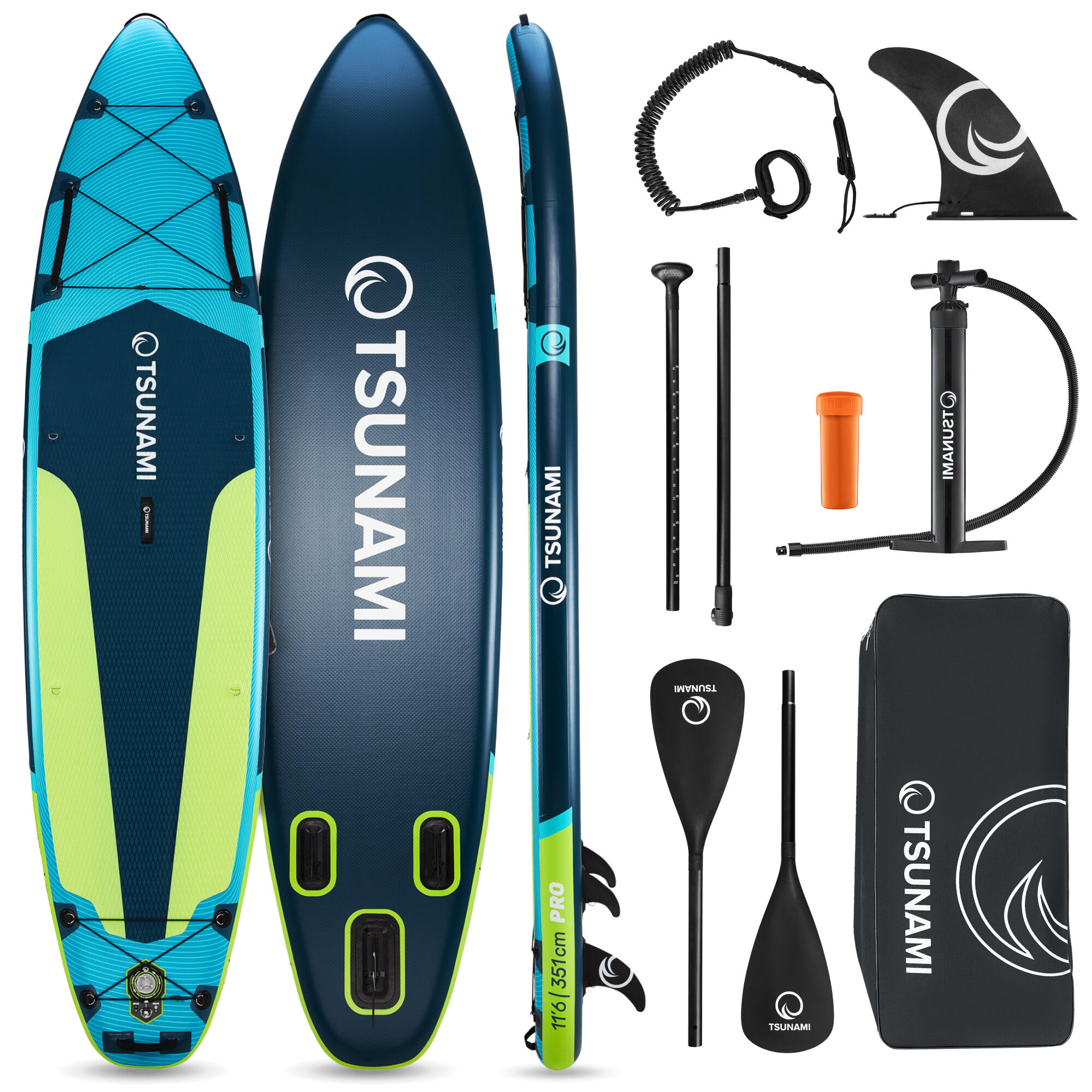 TSUNAMI Nafukovací Paddleboard SUP all-round stand up paddle TSUNAMI