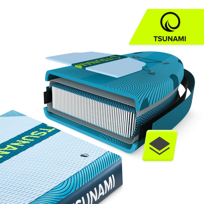 Placă SUP PRO stand up paddle gonflabilă pentru înot all-round TSUNAMI T15 350cm