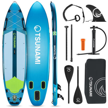 Deska SUP PRO stand up paddle pompowana do pływania all-round TSUNAMI T15 350 cm