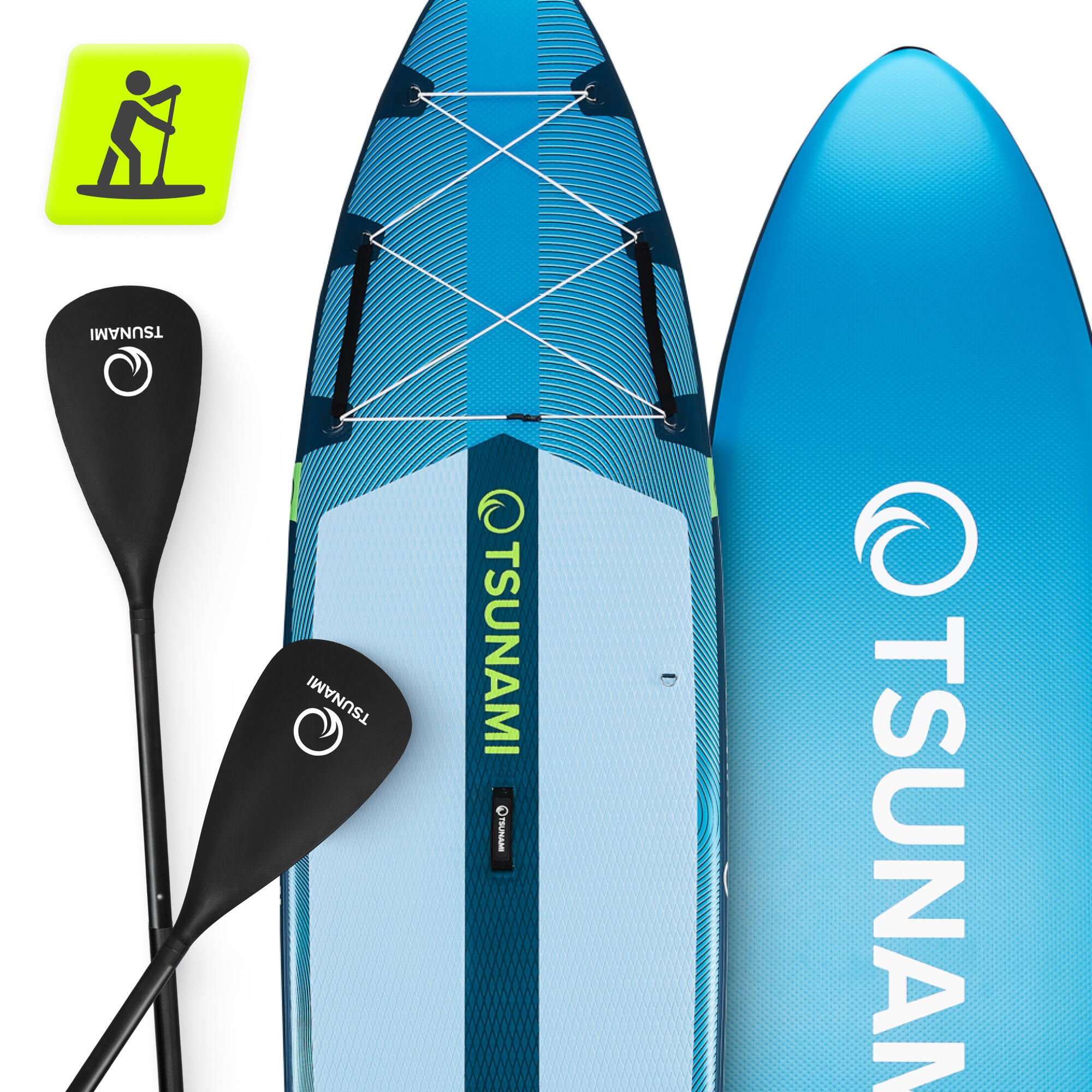 Deska SUP PRO stand up paddle pompowana do pływania all-round TSUNAMI T15 350 cm 3/7