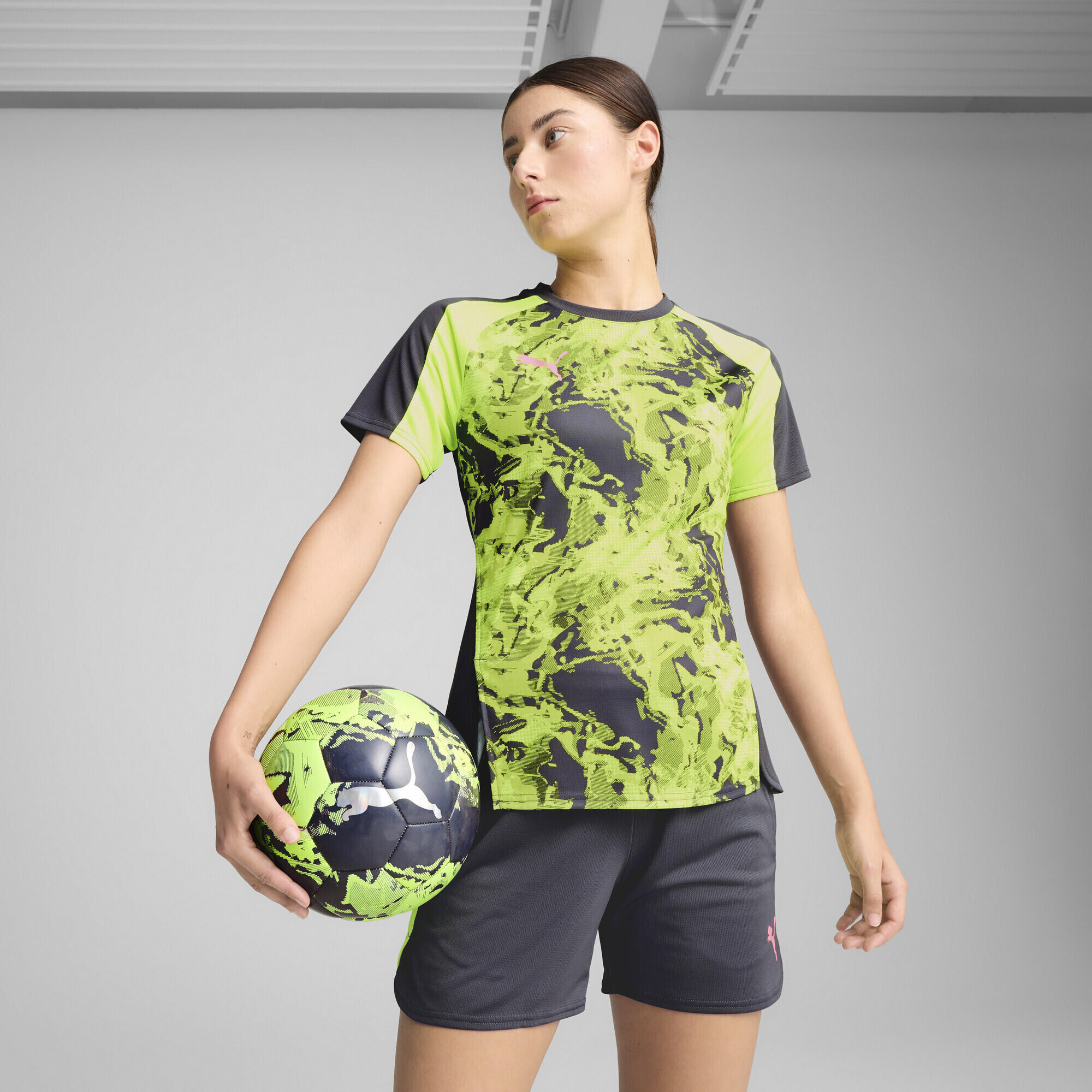 Maglia da calcio IndividualBLAZE da donna PUMA Galactic Gray 2/7
