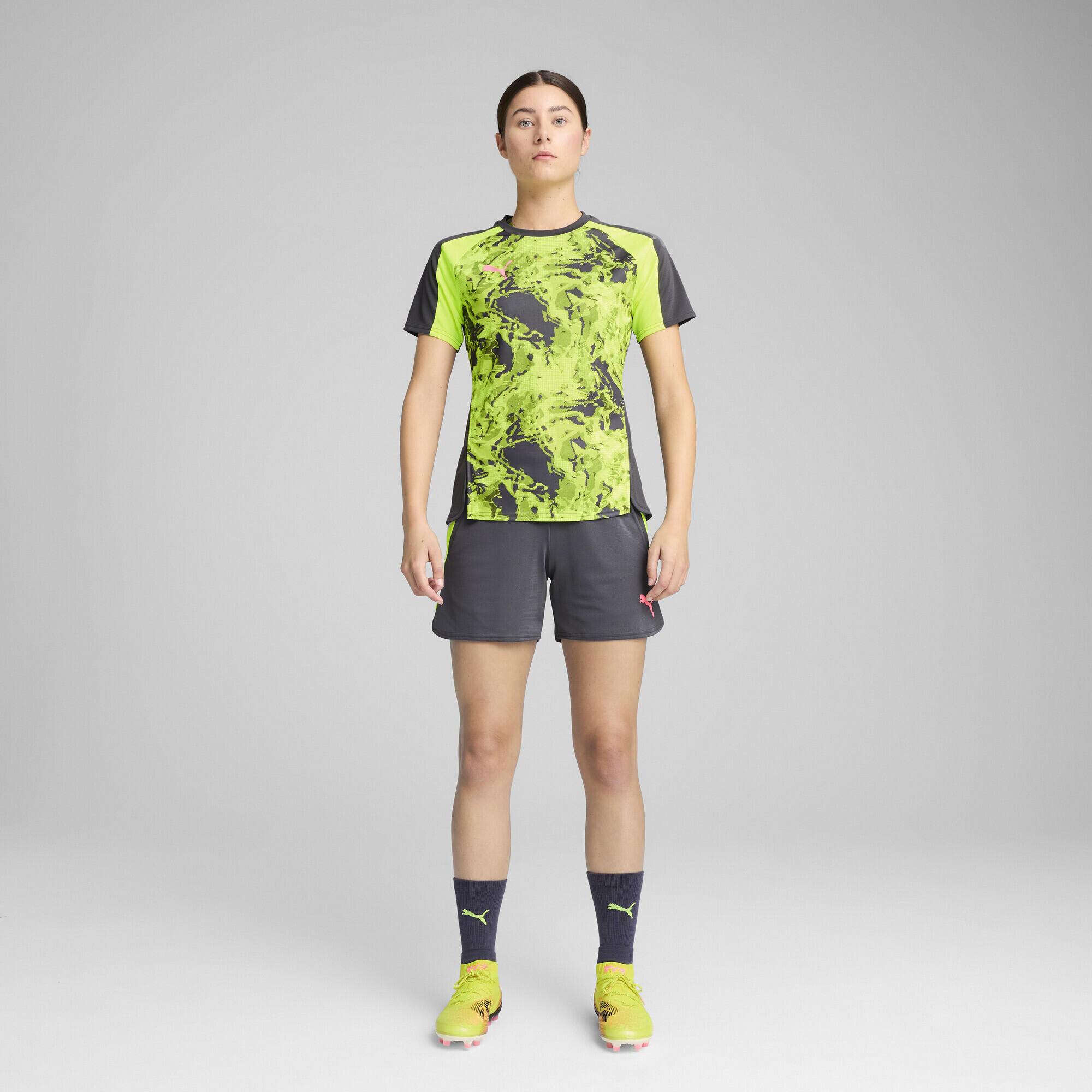Maglia da calcio IndividualBLAZE da donna PUMA Galactic Gray 5/7